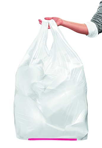 Hippo Sak 13 Gallon Tall Kitchen Trash Bags with Ergonomic Handles - Pack of 90 - Heavy Duty Leakproof Garbage Bags
