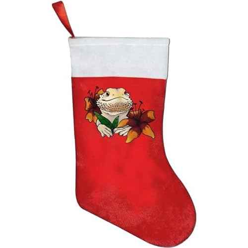 Bearded Dragon Christmas Stockings Xmas Stocking Christmas Hanging Bags Xmas Tree Decorations