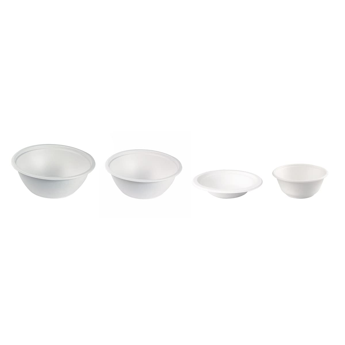 PacknWood 210APUB2400 - Sugarcane Serving Bowl - hot soup bowls dispos- paper bowl disposable - disposable bowl hot soup - disposable bowl - paper bowl- (80 oz, 9.4")- case of 100