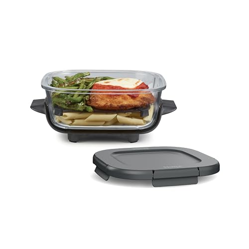 Ninja 6-Cup CleanCrisp Glass Food Storage Container with Leak-Proof Lid - Variation of THIS Listing
