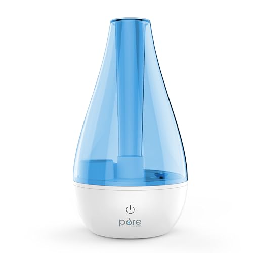 Pure Enrichment MistAire Studio Small Ultrasonic Cool Mist Humidifier with Night Light