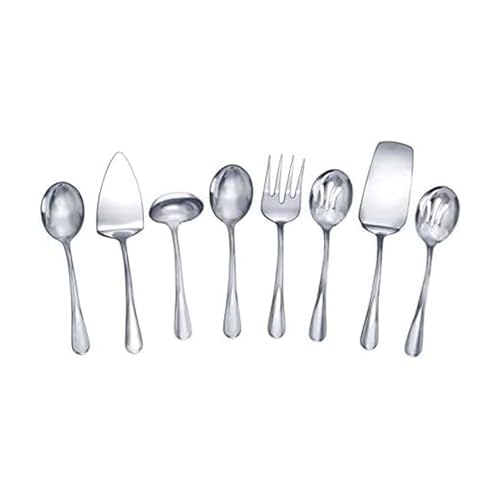 Gourmet Basics Kaylee 8-Piece Stainless Steel Serving Set - Variation of UNIT