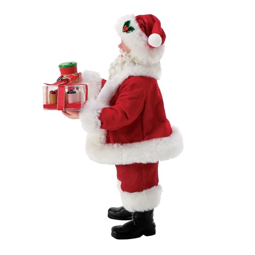 Department 56 Santa Coffee Break Figurine, 10.5 Inch Holiday Decor