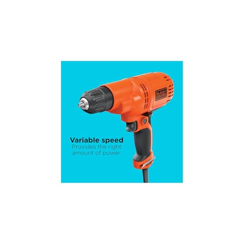 Corded Drill - 5.5 Amp Power, 3/8-Inch Chuck, Variable Speed, Drill/Driver Only