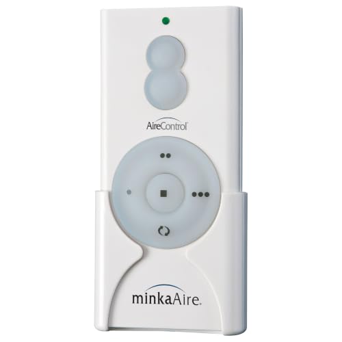 Wireless Handheld Fan Remote Control System for Ceiling Fans - White
