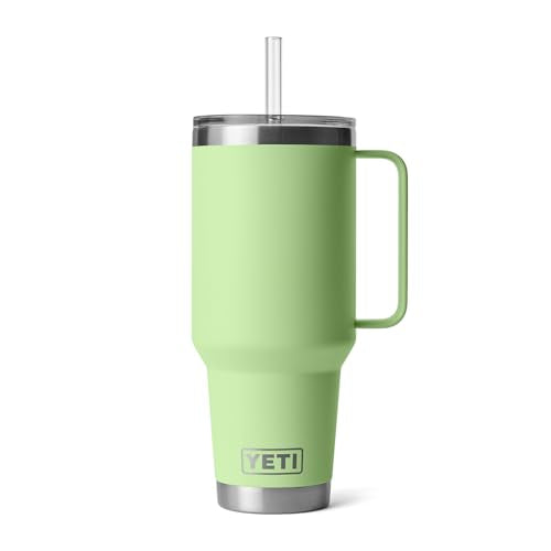 YETI Rambler 42 oz Straw Mug Key Lime - Double Wall Insulated Travel Cup