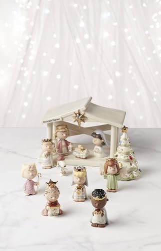 Lenox Peanuts Christmas Pageant 3 Kings Figurine Set - Holiday Nativity Decor