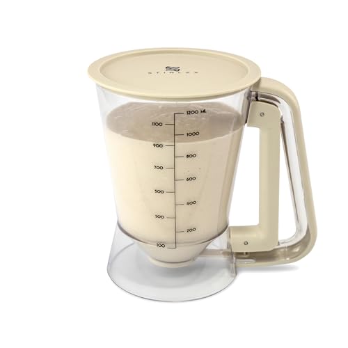STIRLEX Batter Dispenser for Pancakes, Cupcakes & Waffles, Drip-Free Baking Tool