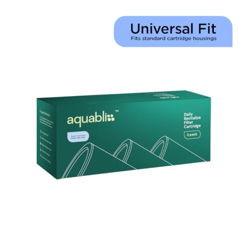Aquabliss SFC100 Daily Revitalize Filter Cartridge 3-Pack - Vitamin C Mineral Infusion
