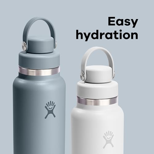 Hydro Flask 40 oz Tonal Black Insulated Stainless Steel Water Bottle with Leakproof Flex Chug Lid