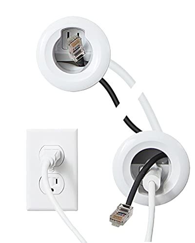 In-Wall Cable Management Kit for Speakers & TVs - Safe, Prewired, Easy Install