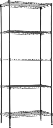 5-Tier Wire Shelving Unit, Heavy Duty Metal Storage Rack for Kitchen Garage