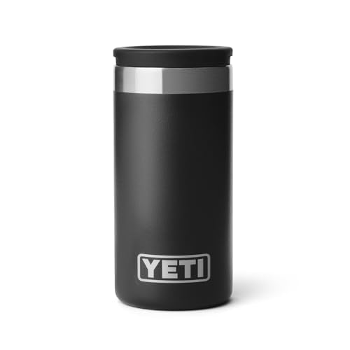 YETI Shot Glasses with Carrying Case - Set of 4, Black Stainless Steel