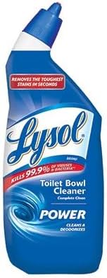Lysol 24-Oz. Blue Toilet Bowl Cleaner - Powerful Disinfectant for Sparkling Clean Toilets