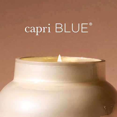 Capri Blue Autumn Glow Fall Candle - Soy Wax Blend Luxury Fragrance, Tropical Fruits & Sugared Citrus, 19 Oz