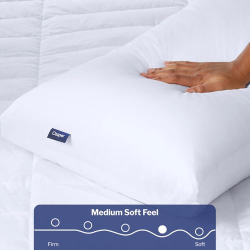 Casper Sleep Original King Pillow - Medium-Soft Down-Alternative Bed Pillow