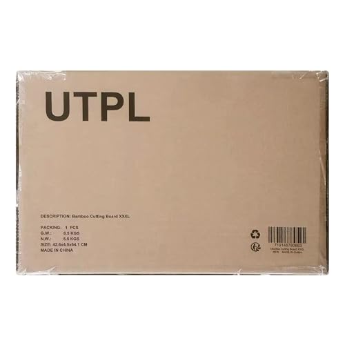 Extra Large XXXL Bamboo Cutting Board 24 x16 Inch, Largest Wooden Butcher Block for Turkey, Meat, Vegetables, BBQ, Over the Sink Chopping Board with Handle and Juice Groove, Thickness 1.25"