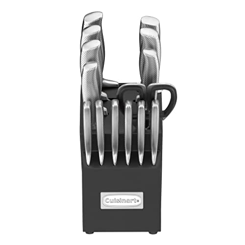 15-Piece German Stainless Steel Hollow Handle Cutlery Set - Textured Handles