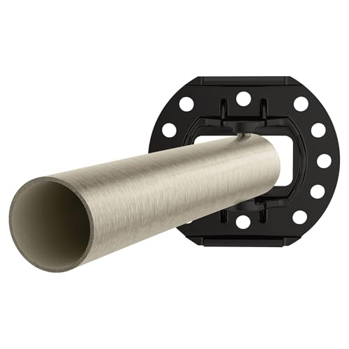 Moen Brushed Nickel Curved Adjustable Shower Curtain Rod - Fixed Mount, CSR2160BN