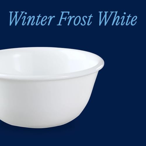 Corelle 6oz Ramekin Bowls Set of 6 | Winter Frost White, Durable & Stackable