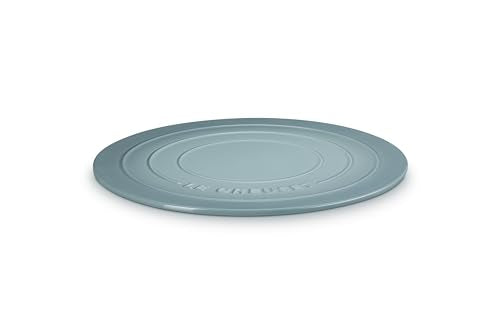Le Creuset Stoneware Round Pizza Stone, 15 in., Sea Salt