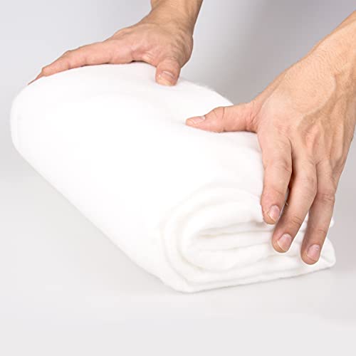 2 Pack Christmas Snow Rolls - 3 Foot X 8 Foot Artificial Snow Blankets for Christmas Decorations