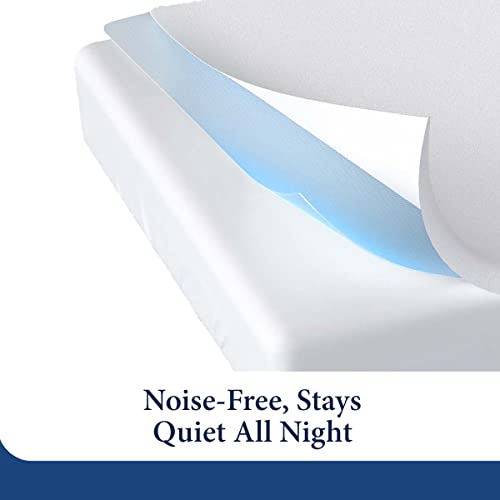 Queen Size Waterproof Bamboo Mattress Protector - Soft & Quiet Bed Cover