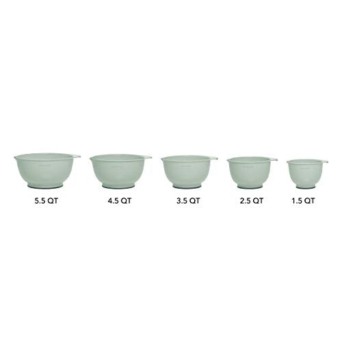 KitchenAid Classic Mixing Bowls, Set of 5, Pistachio