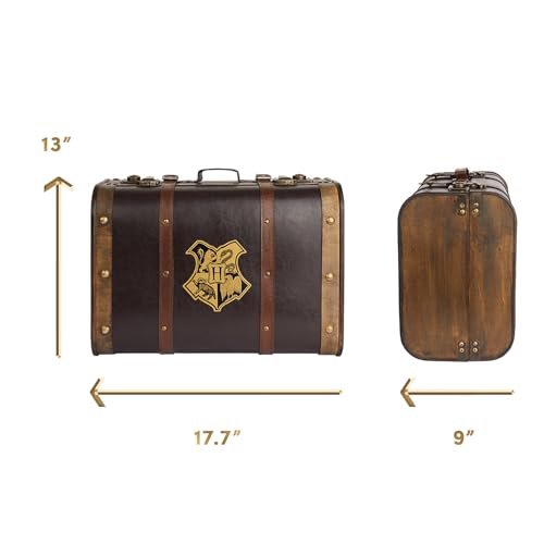 Large Harry Potter Hogwarts School Trunk - Official Decorative Storage Chest, 17.5"