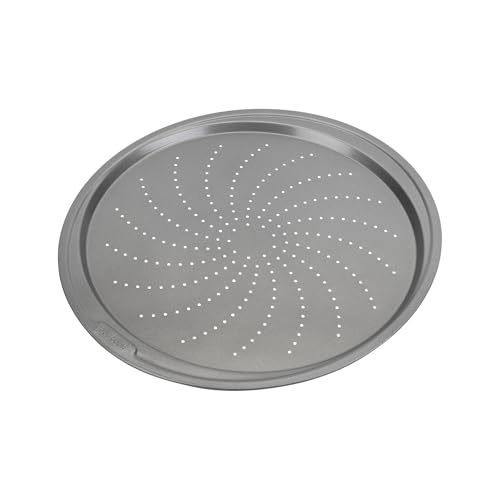 GoodCook Everyday Personal Pizza Pans 10-Inch Nonstick Scratch-Resistant Steel, Set of 2, Gray