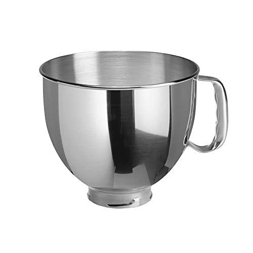 KitchenAid 5 Qt Tilt-Head Stainless Steel Mixing Bowl with Handle