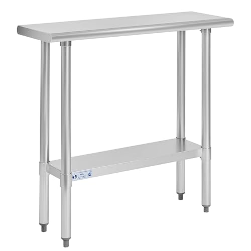 14x36 Inch Stainless Steel Prep & Work Table - NSF Commercial