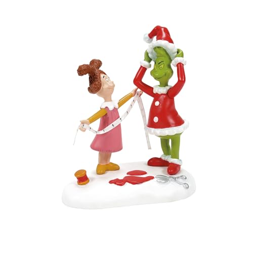 Department 56 Dr. Seuss Grinch Village Santy Suit Figurine, 3.6 Inch