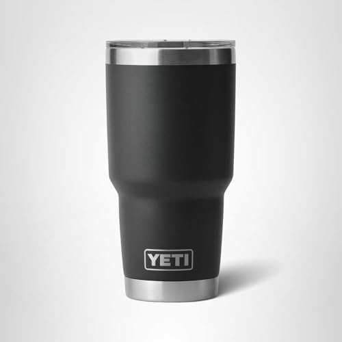 YETI Rambler 30 oz Stainless Steel Vacuum Insulated Tumbler w/ MagSlider Lid, Black