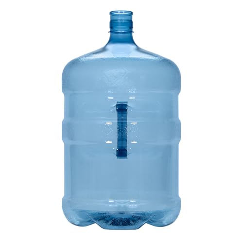 Geo Sports BPA-Free 5 Gallon Plastic Water Bottle with Crown Cap & Handle