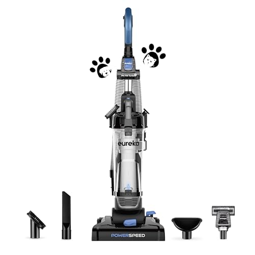 Lightweight Upright Vacuum Cleaner with Pet Tool - Blue NEU181A