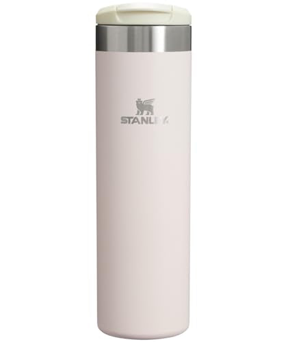 Stanley AeroLight 20 oz Insulated Stainless Steel Water Bottle Rose Quartz with Locking Lid