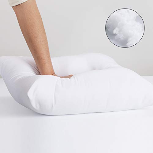 18 x 18 Inch Plush Throw Pillow Inserts Set of 8 - Hypoallergenic Cushion Fill