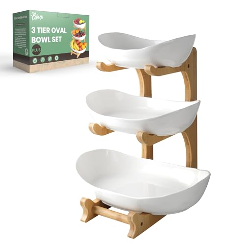 SEVEN SPARTA 3 Tier Fruit Bowl for Kitchen Counter (PLUS edition) /