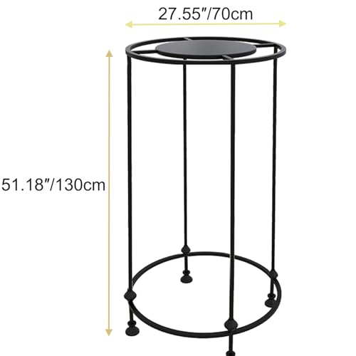 Round Clothing Rack, Floor Standing Garment Display Retail Rack with