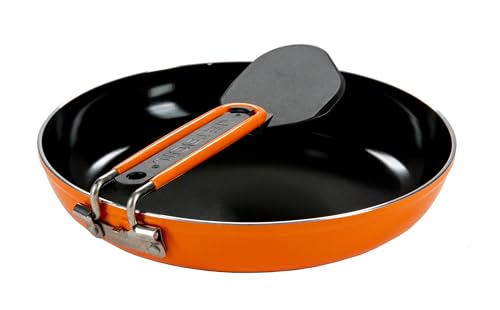 Camping Cookware Skillet - Non-Stick Aluminum, 8x8.5 Inches, Jetboil Variation