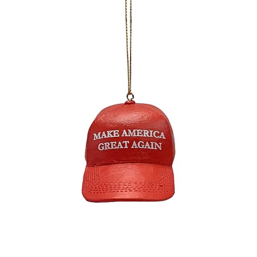 Kurt Adler 3.625-Inch Make America Great Again Hat Ornament