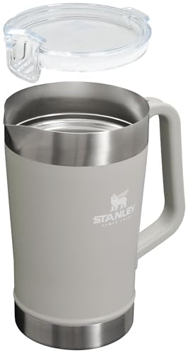 STANLEY Stay-Chill Pitcher Ash 64 oz Stainless Steel Travel Water & Beverage Pitcher