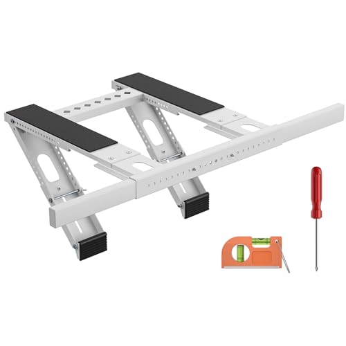 Heavy Duty AC Window Support Bracket - Adjustable, Drill-Free Installation, Supports Up to 300lbs