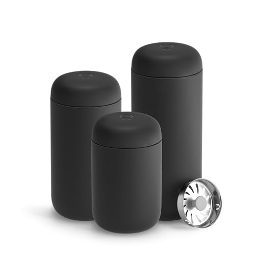 Fellow Carter Move Ceramic Lined Travel Mug 16 oz - Matte Black, Leak-Proof Lid