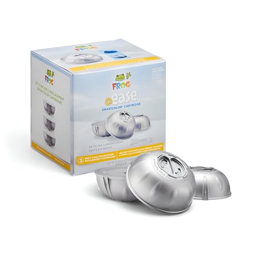 FROG @ease Replacement SmartChlor Cartridges - 3 Pack for Hot Tubs Up to 600 Gallons