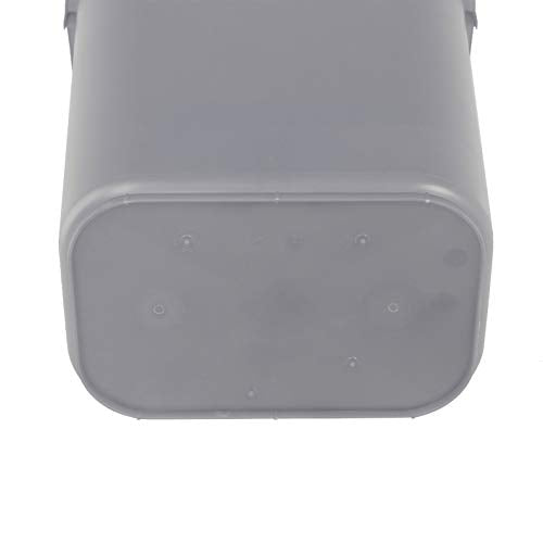 Grey 10 Gallon Commercial Office Wastebasket - 2 Pack