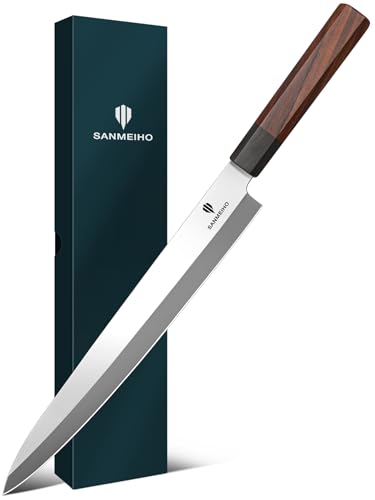 10 Inch Sushi Knife - High Carbon Japanese Steel Sashimi Knife
