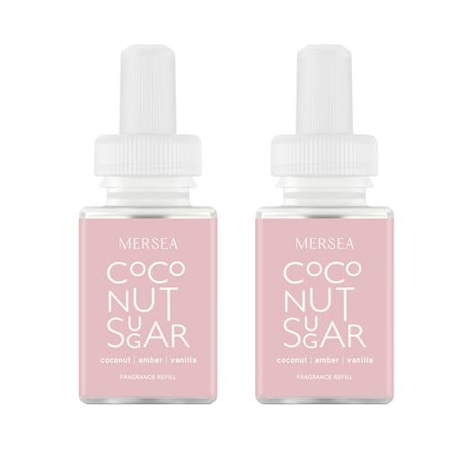 Home Fragrance Diffuser Refill - Coconut Sugar Scent, 2 Pack