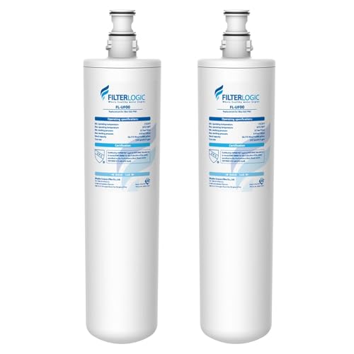 Under Sink Water Filter Cartridge 2 Pack - NSF Certified Replacement for 3US-PF01 & More